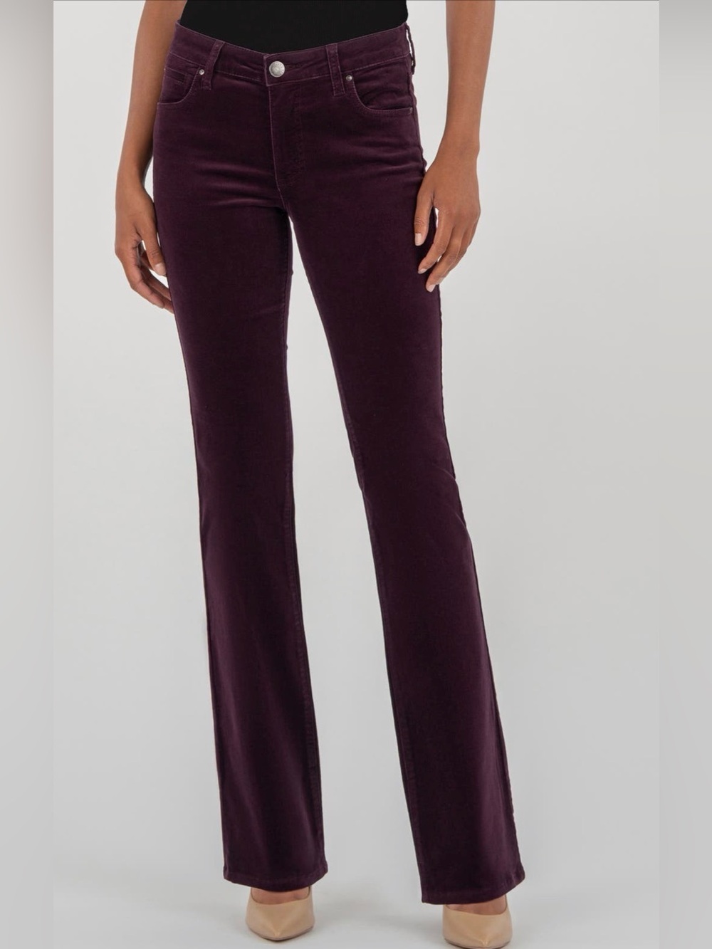 NEW…KUT from the Kloth Mid-Rise Bootcut Corduroy Pants